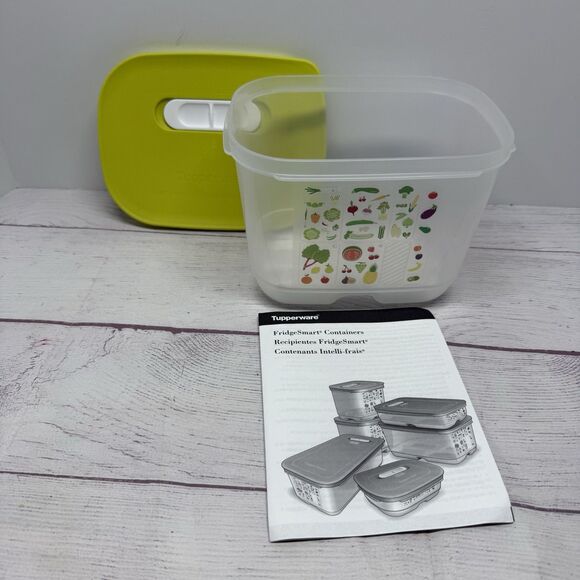 New Tupperware FridgeSmart 7-Cup Small Deep Container for Fruit & Veggies 7286 - Picture 1 of 5